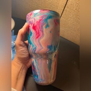 40 oz epoxy finished tumbler. Hand poured